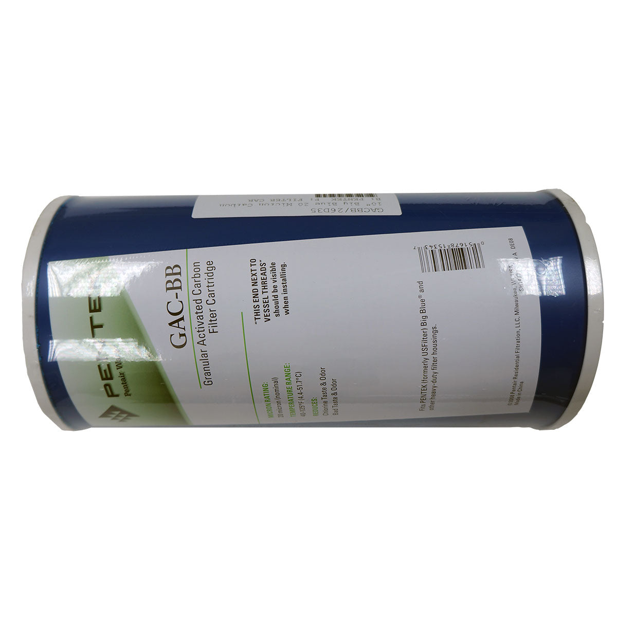 20 Micron GACBB Granular Activated Big Blue Filter 10" Martin Water