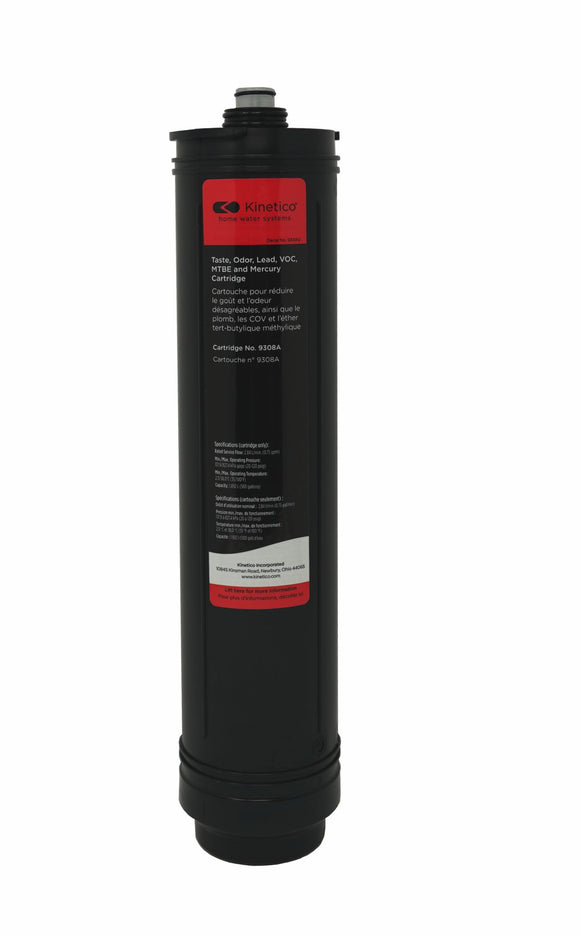 Kinetico® 9308 Taste, Odor, Lead, VOC, and MTBE filter cartridge