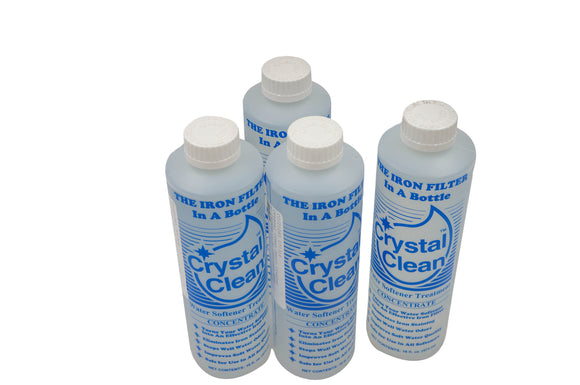 Crystal Clean™ Water Softener Treatment - 16 fl. oz. bottle - 4 Pack