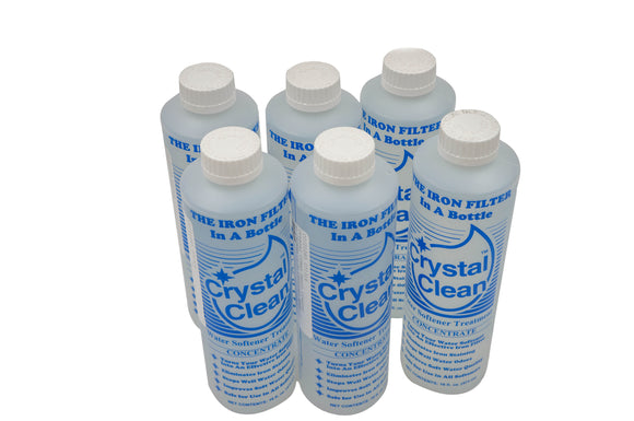 Crystal Clean™ Water Softener Treatment - 16 fl. oz. bottle - 6 Pack